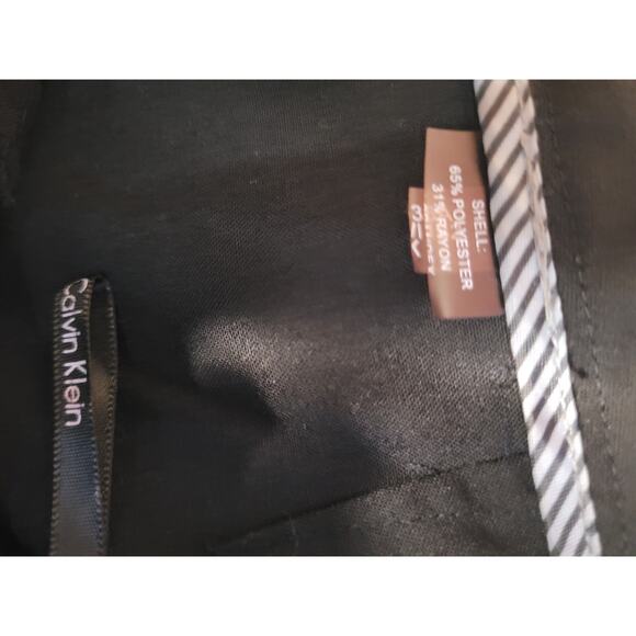 Calvin Klein Black Slacks Back and Front Pockets Sz 4 - Picture 4 of 6